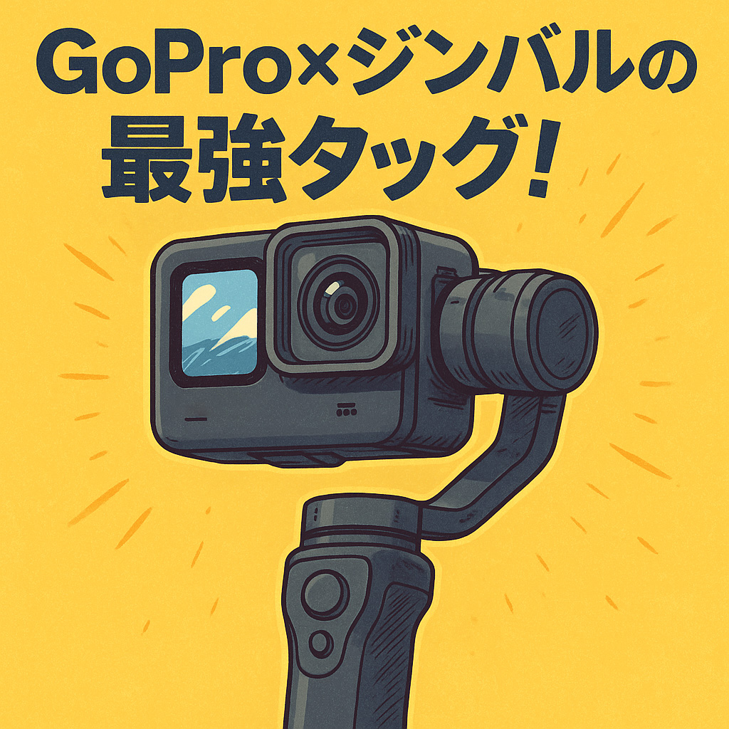 GoPro×ジンバルの最強タッグ！手ブレ知らずの映像で撮影がプロレベルに 