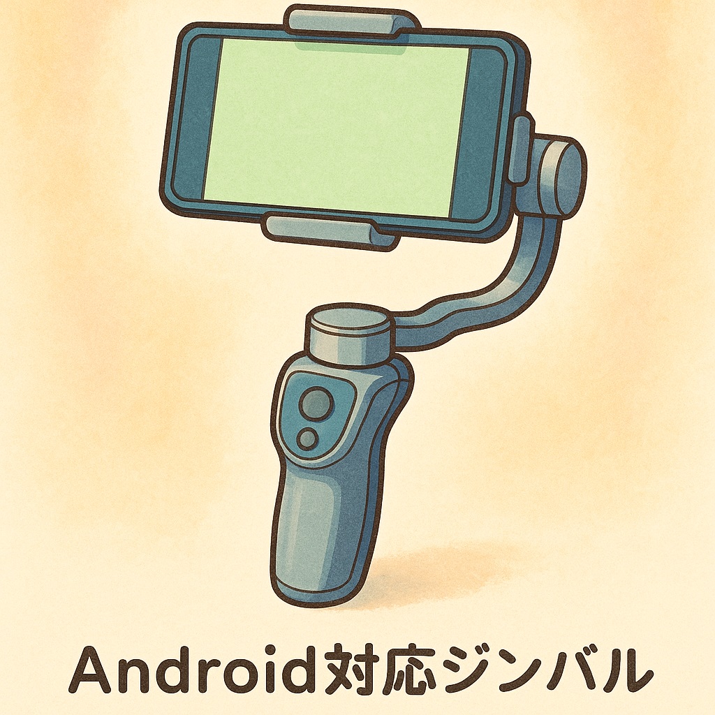 アンドロイド対応ジンバルのイラスト
